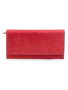 Dámska kožená peňaženka Poyem červená 5214 Poyem CV