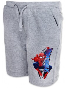 Setino Chlapčenské kraťasy Spiderman - sv. šedé