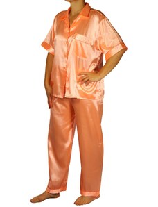 Vienetta Kalipo Maxi saténové pyžamo Orange