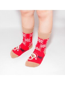 Crazystep Ponožky DETSKÝ vianočný sob