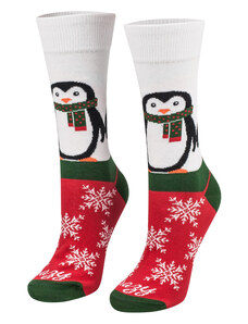 Crazystep Ponožky Vianočný tučniak