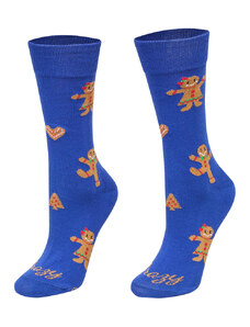 Crazystep Ponožky perníčky modré