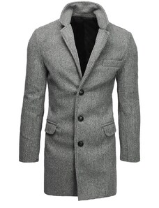 DS Jednoradový mužský kabát svetlo šedý 18004_4 Svetlo šedá XXL