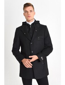 DYNAMO Kabát - Čierna - Dvojradové oblečenie