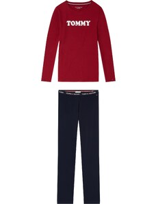 Pánske pyžamo UW0UW01929-0WG červenomodrá - Tommy Hilfiger