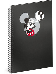 Mickey Mouse Spirálový blok Mickey – Question, linkovaný, A4
