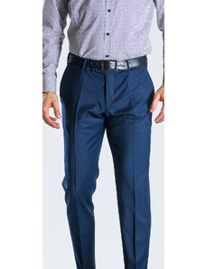 Alain Delon Modré oblekové nohavice