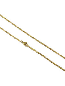 BM Jewellery Retiazka CLASSIC gold 0,22 x 45 cm z chirurgickej ocele S964040