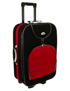 Cestovný kufor RGL 801 čierny / červený-veľký