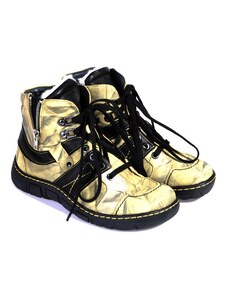 Dámská kotníková obuv Kacper 4-1191 žlutá