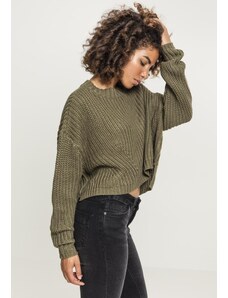 UC Ladies Women's wide oversize sweater olive