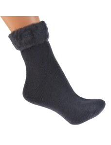 AURA.VIA Zimné sive ponožky WARM