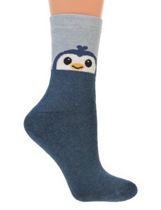 AURA.VIA Tmavo-modré termo ponožky PET