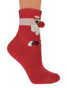 AURA.VIA Zimné červené ponožky NICHO 2