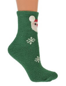 AURA.VIA Zimné zelené ponožky NICHO