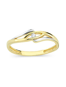 Lillian Vassago Zlatý prsteň LLV66-GR068