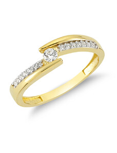 Lillian Vassago Zlatý prsteň LLV75-GR006