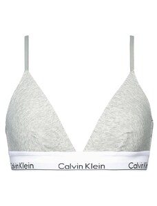 Calvin Klein - Unlined triangle sivá podprsenka