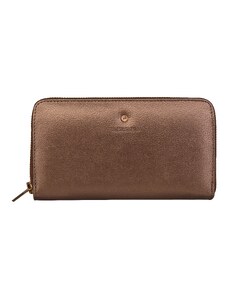 Wojewodzic luxusná kožená peňaženka s ozdobou metalická 3PD66