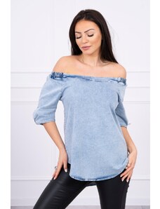 Kesi Denim blouse with stretch