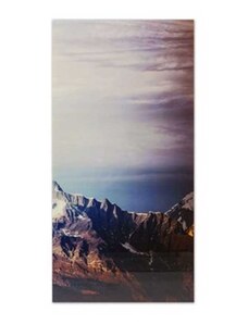 KARE DESIGN Obraz na skle Mountains 160 × 80 cm