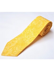Creattiva Kravata slim fit žltá mango