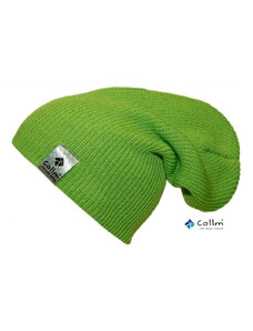 COLLM Pletená ľahká čiapka zelená