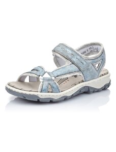 Dámske sandále RIEKER 68879-12 modrá S4
