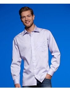 Pánska košeľa James&Nicholson dlhý rukáv 100% bavlna rypsový keper Easy Care