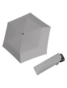 Doppler Mini Slim Carbonsteel 27 - dámsky plochý skladací dáždnik šedá