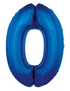 Godan Fóliový balón číslo 0 - modrá - 92 cm