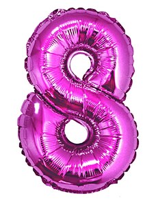 Godan Fóliový balón číslo 8 - fialová - 92 cm