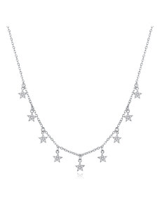 Emporial Royal Fashion náhrdelník Pole trblietavých hviezd BSN116