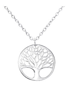 Glory strieborný náhrdelník Strom života S1078