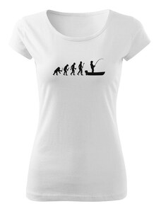 T-ričko Rybolov Evolúcia dámske tričko