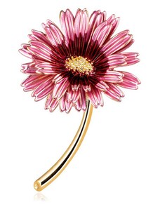 B-TOP Luxusná brošňa kvetina