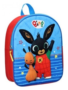 Vadobag Detský / chlapčenský predškolský 3D ruksak / taška Zajačik Bing a Flop