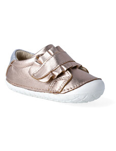 Barefoot tenisky Oldsoles - Frill Pave Copper-Silver