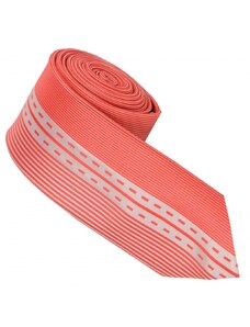 ROMENDIK 30025-30 Oranžová kravata REMENDIK.