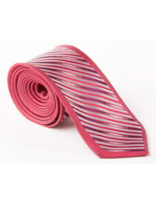 40026-109 Červeno-strieborná kravata.