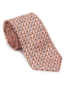 Wittchen Lososová kravata so vzorom.