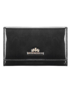 Wittchen Kvalitná čierna dámska peňaženka.