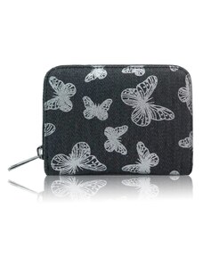 Peňaženka FabEngland Butterfly - čierna čierna
