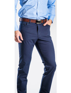 Alain Delon Tmavomodré voľnočasové nohavice