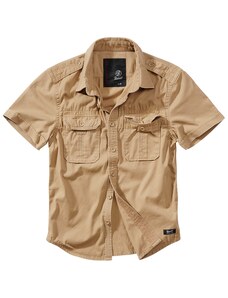 Brandit Vintage pánska košeľa s krátkym rukávom 1/2, khaki