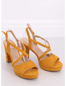 BK Sandále medové semišové 27501_74 žltý 36