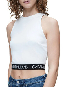 Calvin Klein dámský bílý top MILANO SPORTY TANK TOP