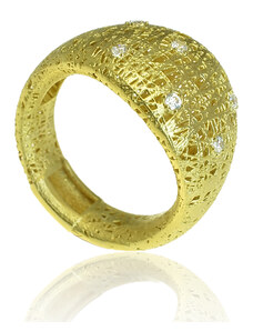 GOLDIE Zlatý prsteň Riley LRG326.TRB