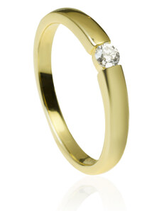 Goldie Diamantový zlatý prsteň