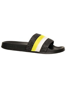 Michael Kors dámské pantofle černé s neon žlutou